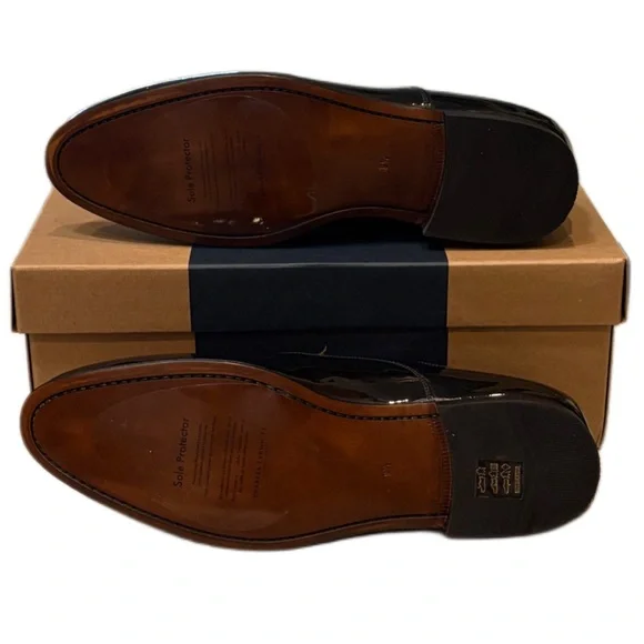 Charles Tyrwhitt Shiny Black Derbys - Picture 9 of 12